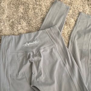 Alphalete Light Gray Performance Leggings